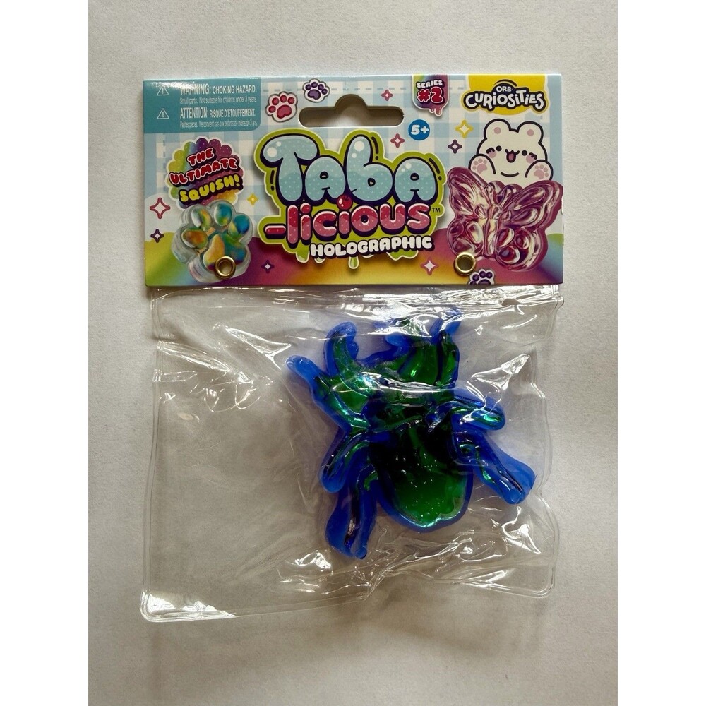 ORB ORB Curiosities Taba-licious Holographic Blue Beetle Squishy Ages 5+